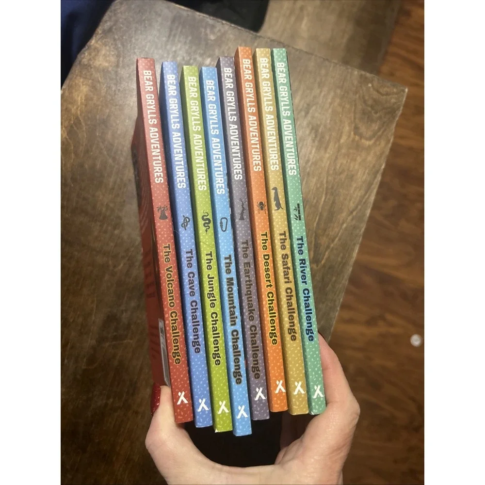Lot of 8 BEAR GRYLLS ADVENTURES Chapter Books Series~Survival~Challenges